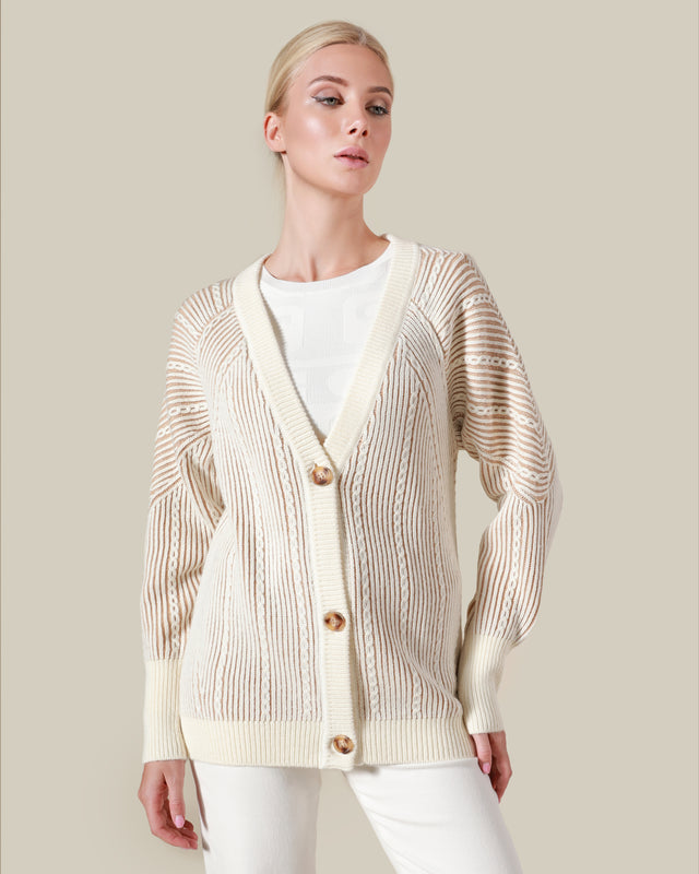 Picture of Cable Knitted Cardigan