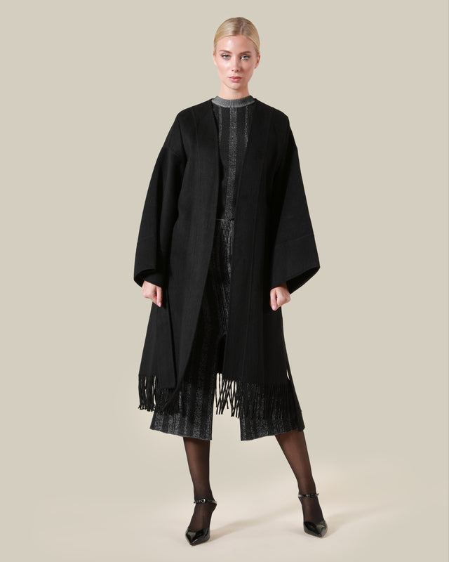 Picture of Fringed Wool Coat