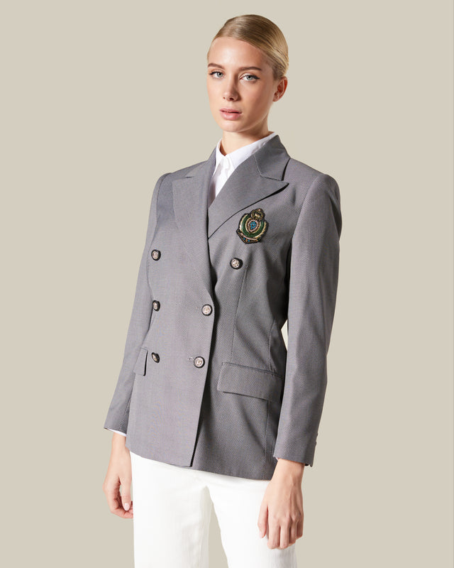 Picture of Emblem Patched Suit Jacket