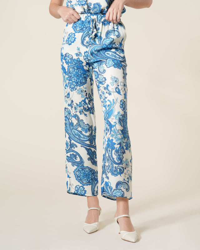 Picture of Paisley Print Wide Leg Pants