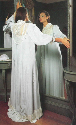 Christine Lingerie Classic Gown from the 1980s - Back View
