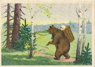 Masha and The Bear Illustration