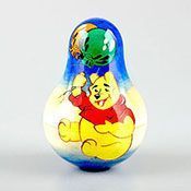 Pooh Bear Chime Ball Russian Toy Doll