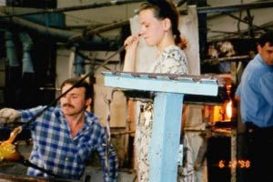 Glass Blowers in Russia Making Art Glass