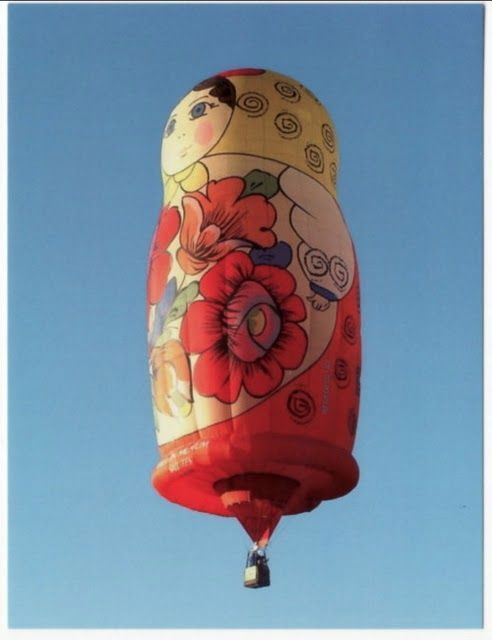 Matryoshka Nesting Doll Shaped Hot Air Balloon
