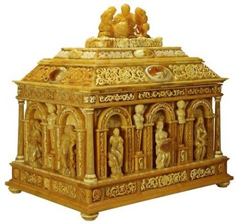 Amber casket