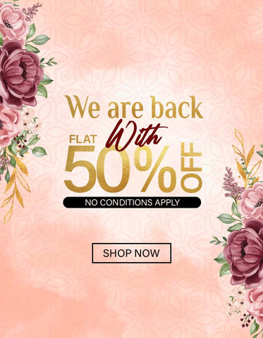 Flat 50% Off