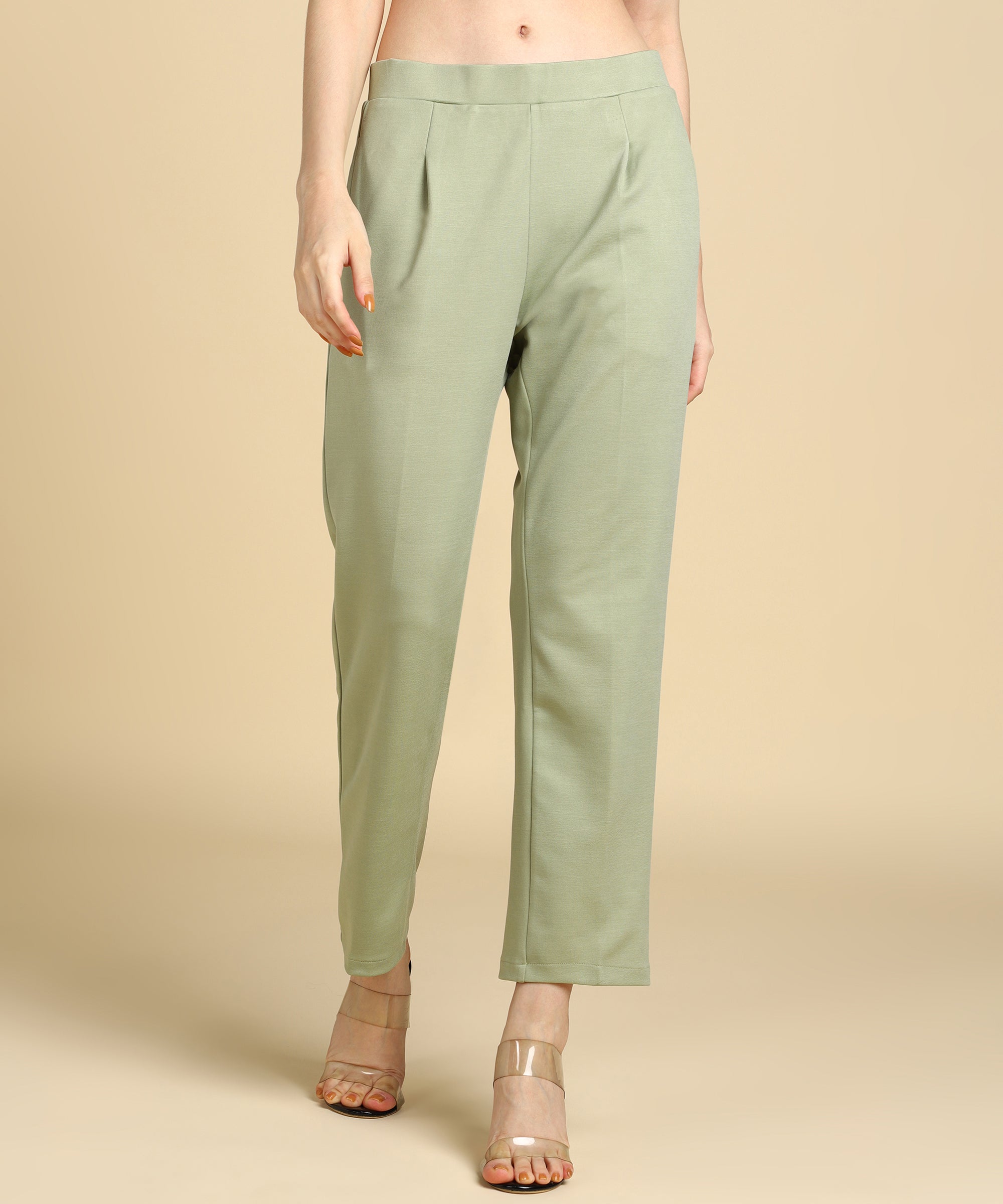 Women's High Waist Formal Stretchable Relaxed Parallel Trouser Pants - 694  - EFab Enterprises at Rs 749.00, New Delhi | ID: 2852228879648