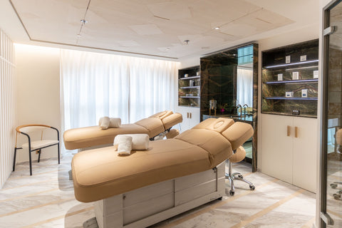 Treatment room with two beds in C Club Fitness & Spa Center 