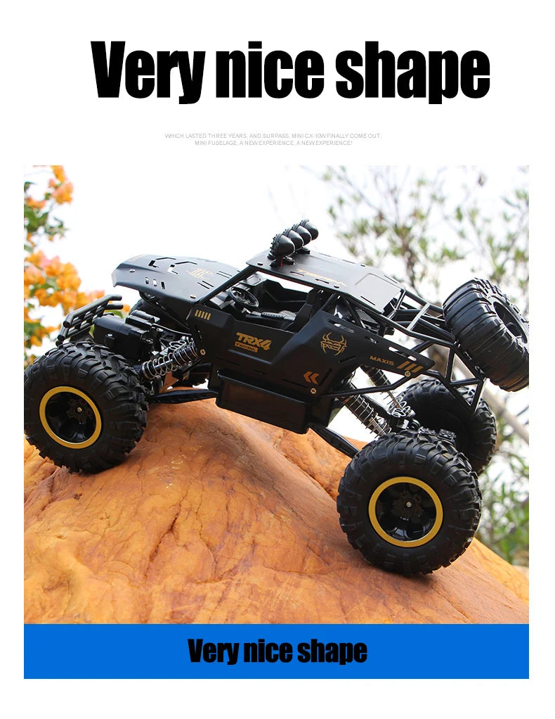 RC Buggy 1:12/1:16 4WD – Off-Road Truck with LED Lights - playtechtoy