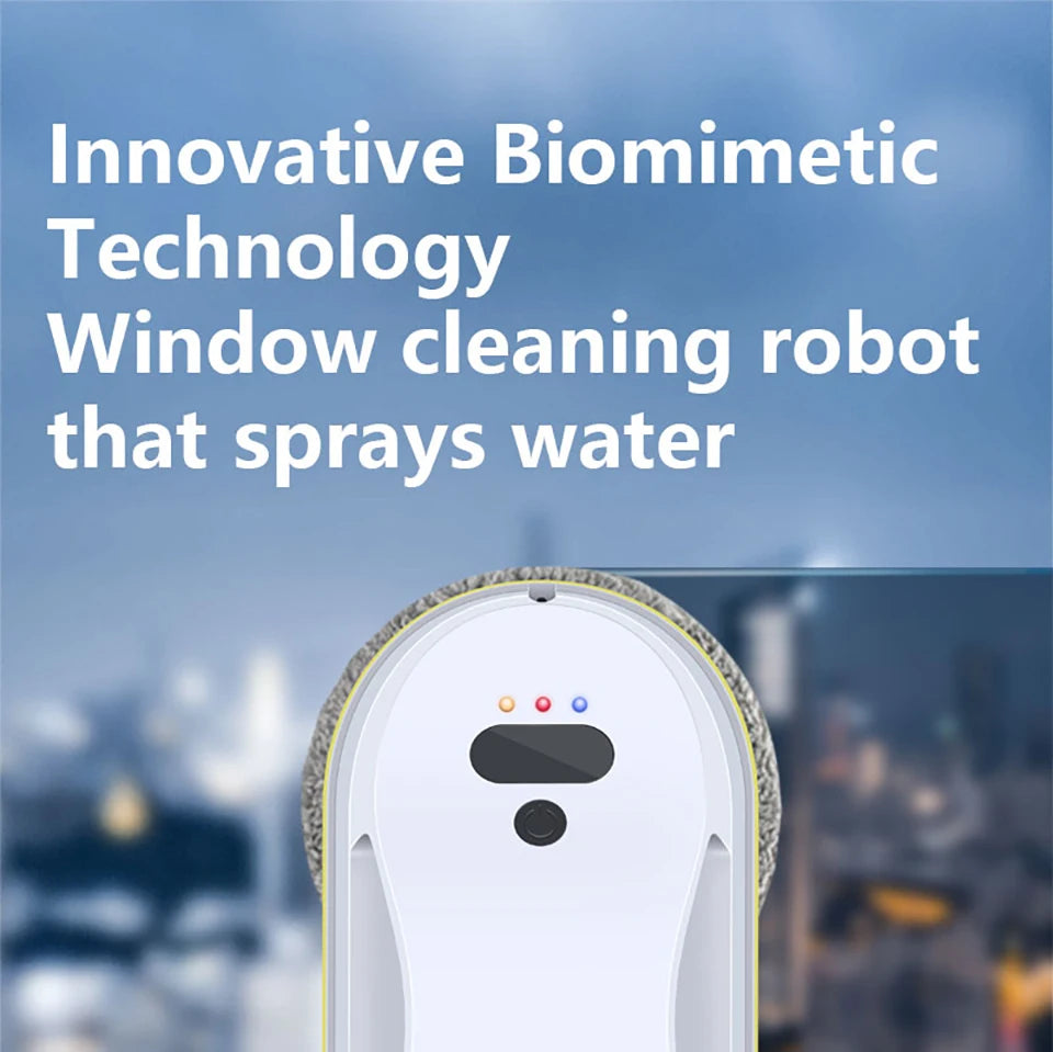 Automatic Window Cleaning Robot – Electric Glass Wiper with Remote Control for Household Use - playtechtoy