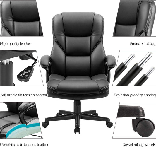 Neo Chair Office Computer Desk Chair Gaming-Ergonomic Mid Back Cushion  Lumbar Support with Wheels Comfortable Blue Mesh Racing Seat Adjustable  Swivel