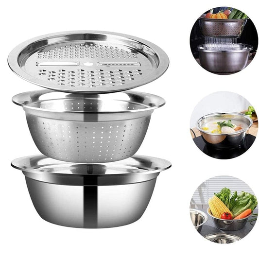 Food Chopper, Stainless-Steel Manual Hand Garlic, Onion, Nuts, Vegetab –  Genoz