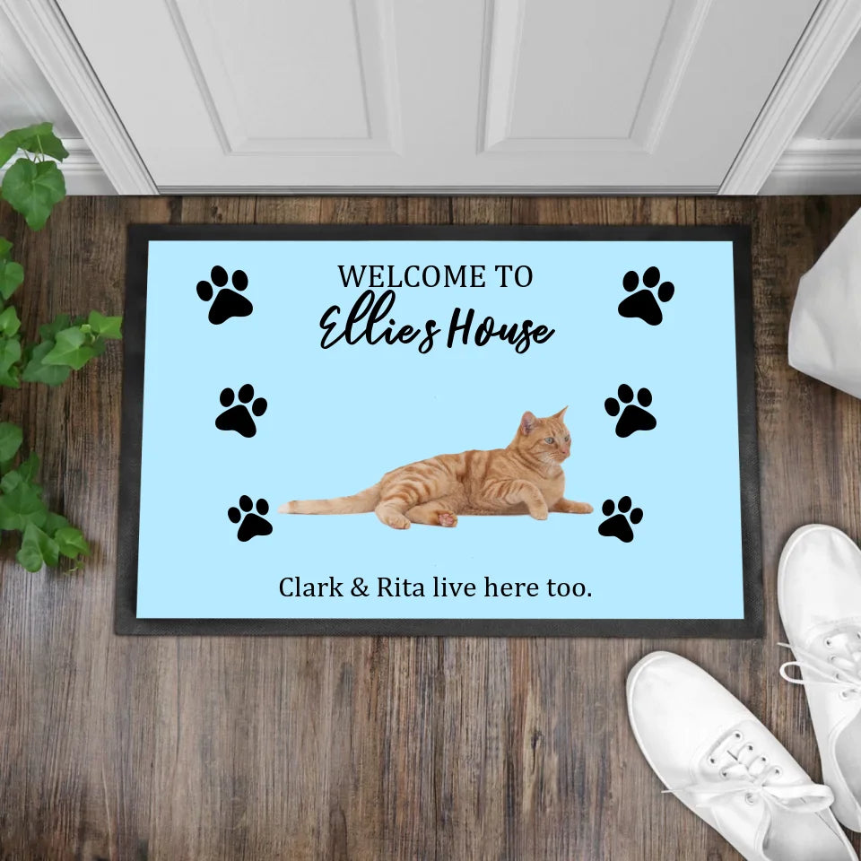 Custom Pet "Welcome" Doormat