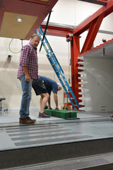 installing our platform in the wind tunnel