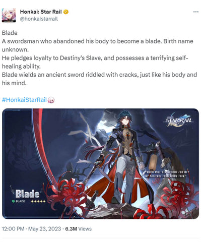 Honkai: Star Rail' Theory Reveals Blade's Tragic Backstory