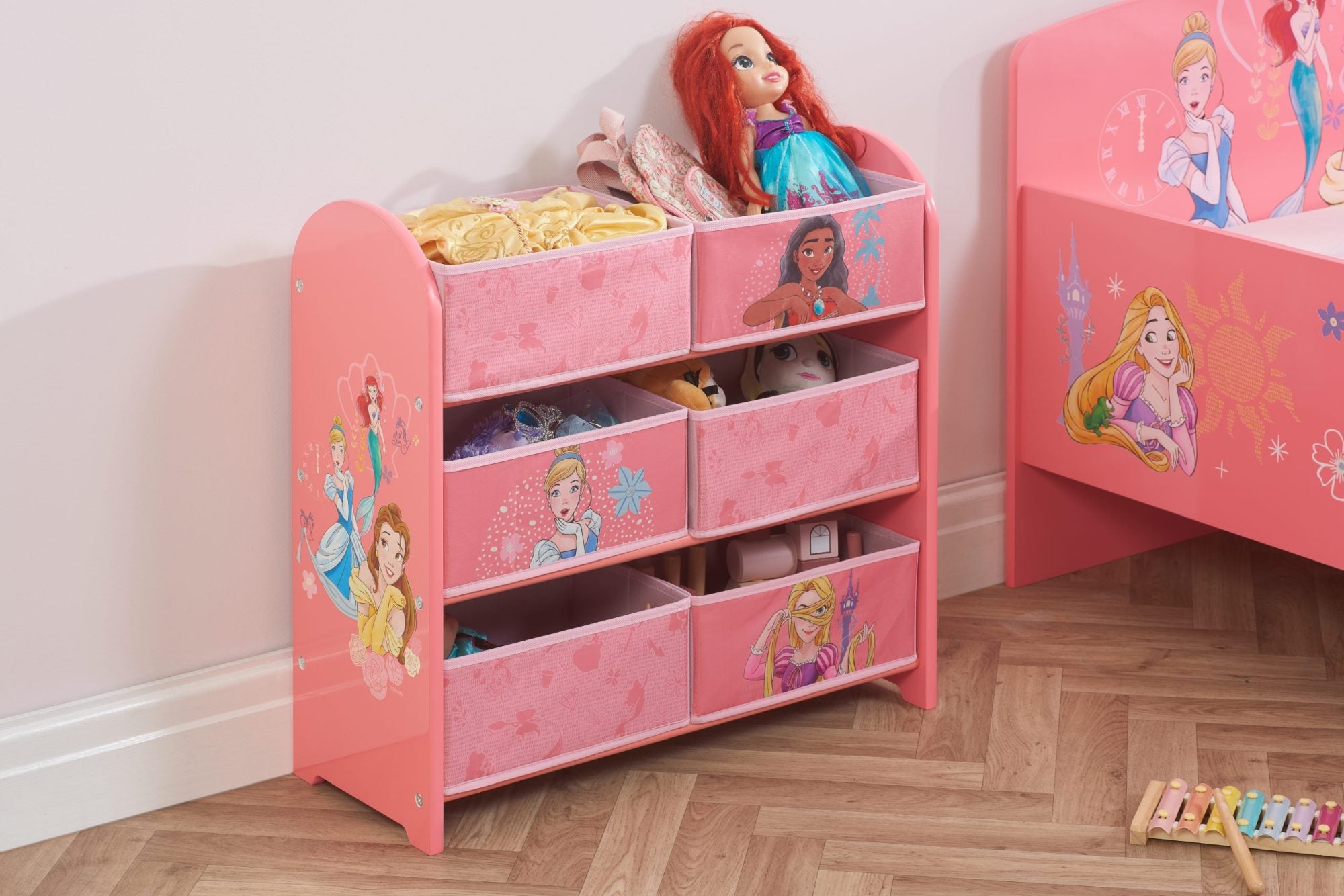 Photos - Kids Furniture Disney Home -  Princess Storage Unit DIS-PRISTU 