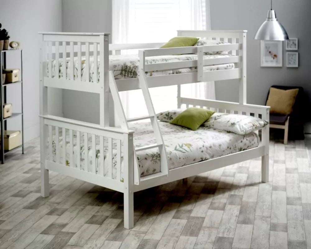 Photos - Kids Furniture Bedmaster Carra Solid Pine Triple Sleeper Bunk ATTSW 