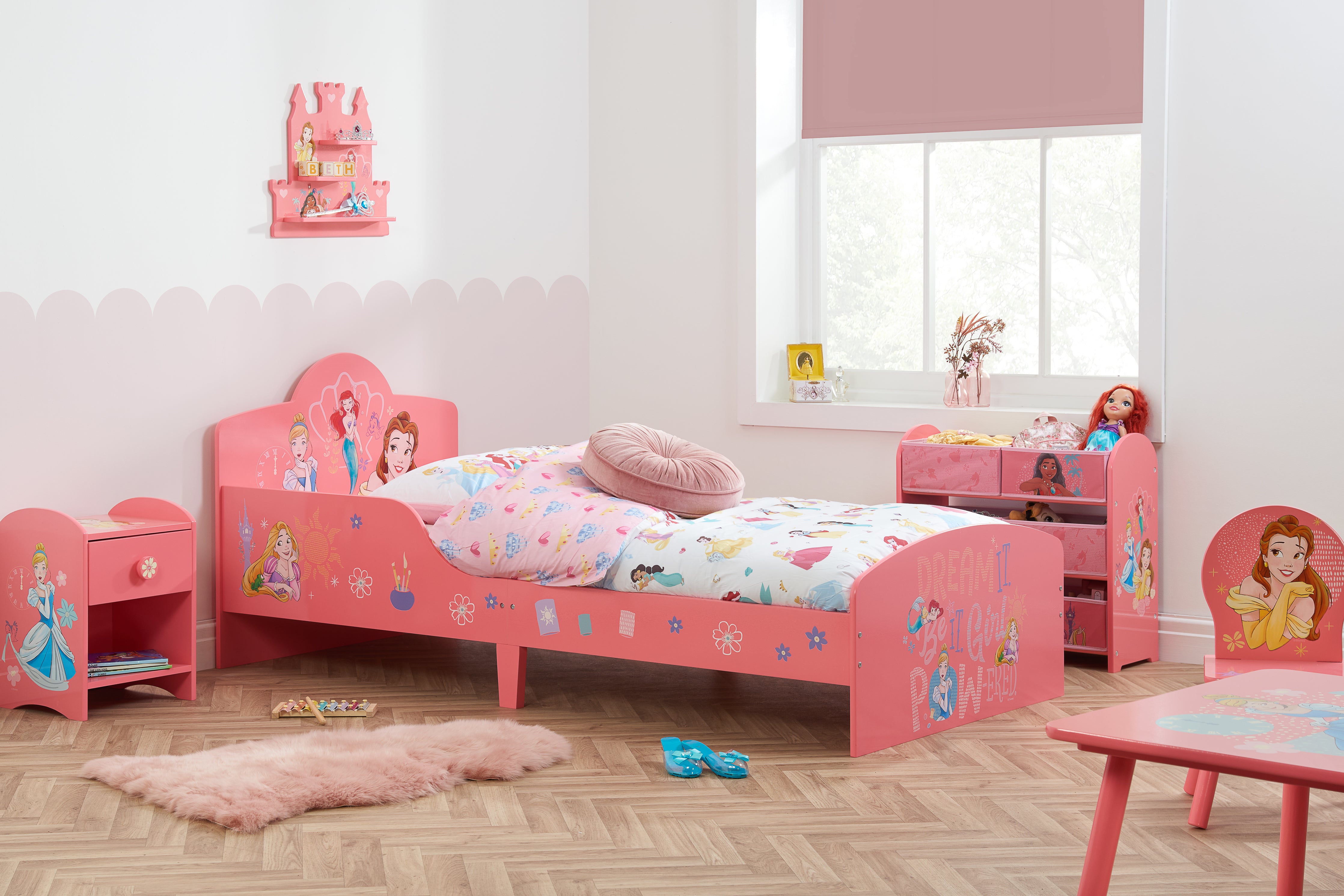 Photos - Kids Furniture Disney Home -  Princess Single Bed DIS-PRIB3 