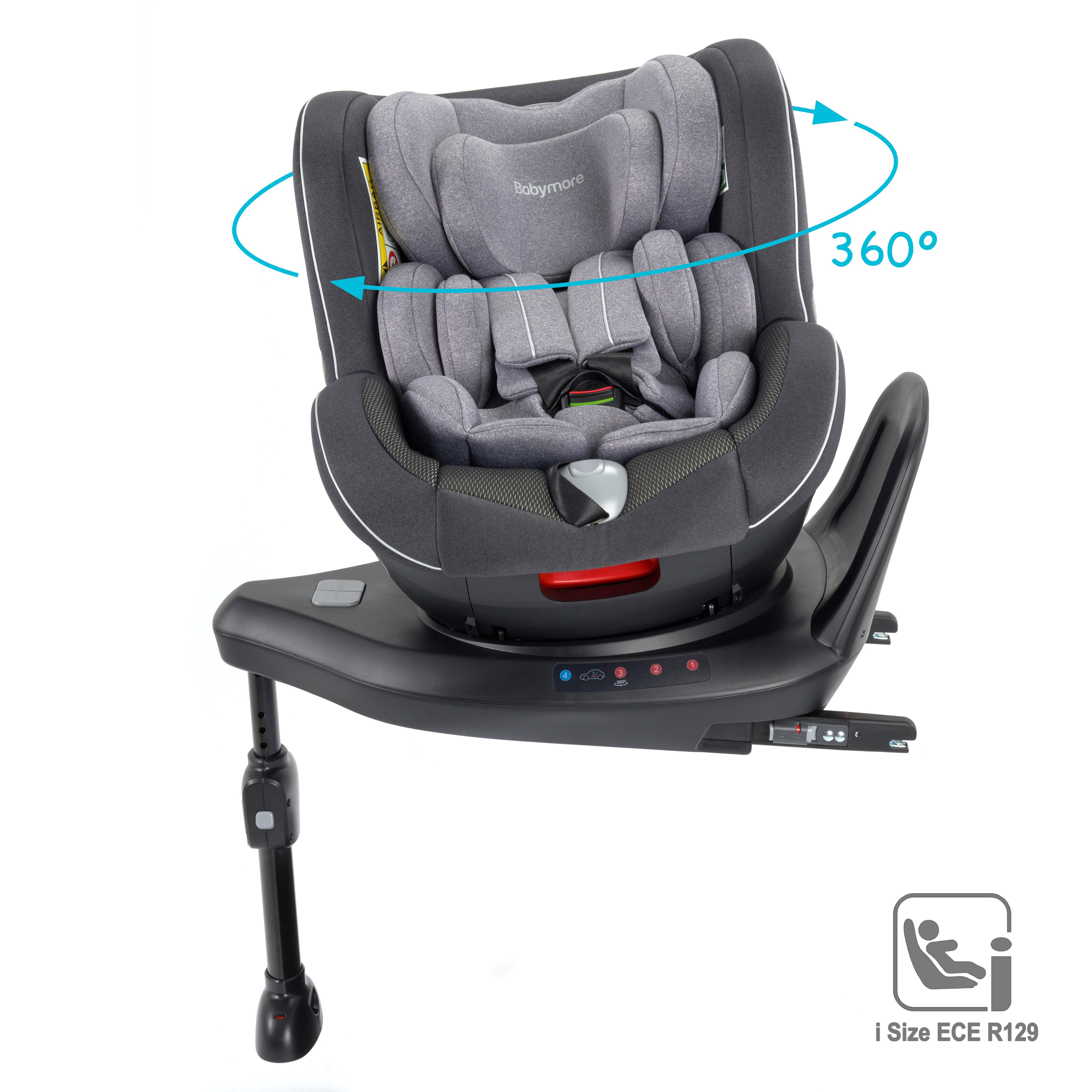 Photos - Car Seat Babymore Kola 360° Rotating i-Size 40-105cm 0-4 years  2690361 