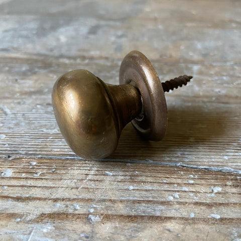 antique brass cupboard knob