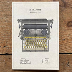 Vintage Card - TYPEWRITER