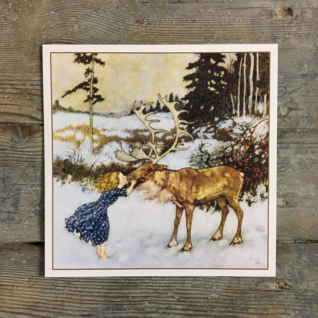 Traditional Christmas Card Pack Gerda And The Reindeer Closet And Botts 