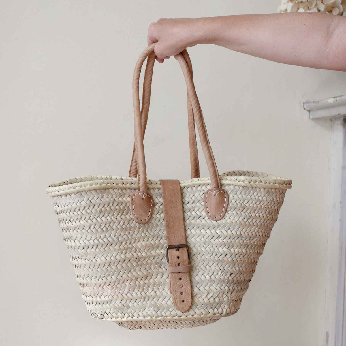 Small Shopping Basket with Buckle | Closet & Botts