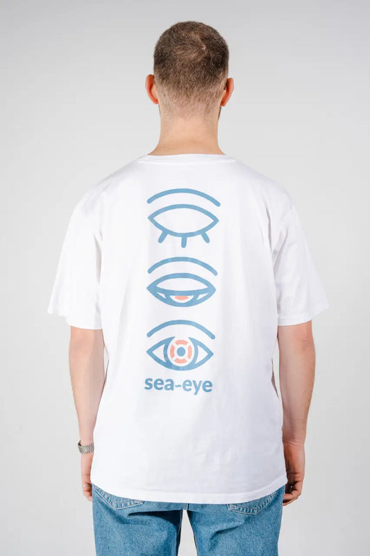 Augen auf T-Shirt (navy) – Support Trägt