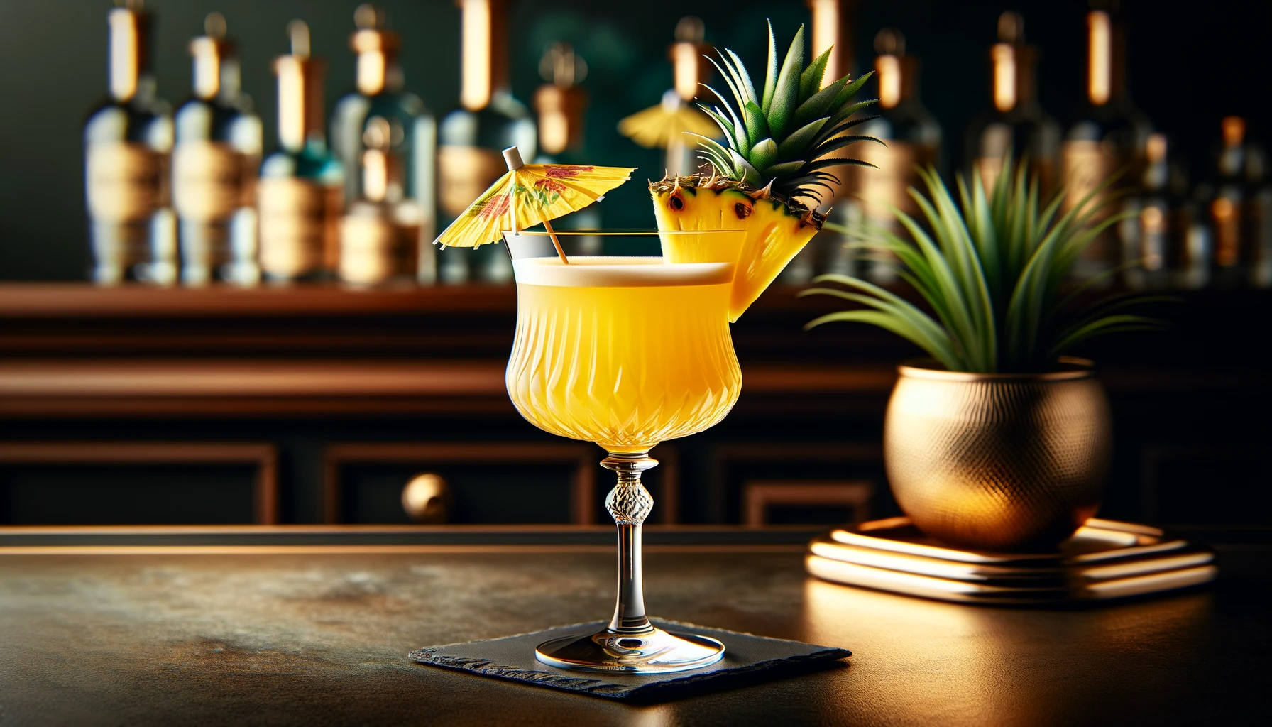 L'Exotique : Cocktail à l'Ananas et Vodka