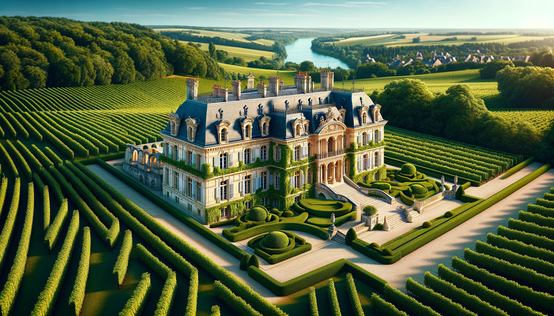 chateau de dom perignon ultra realiste