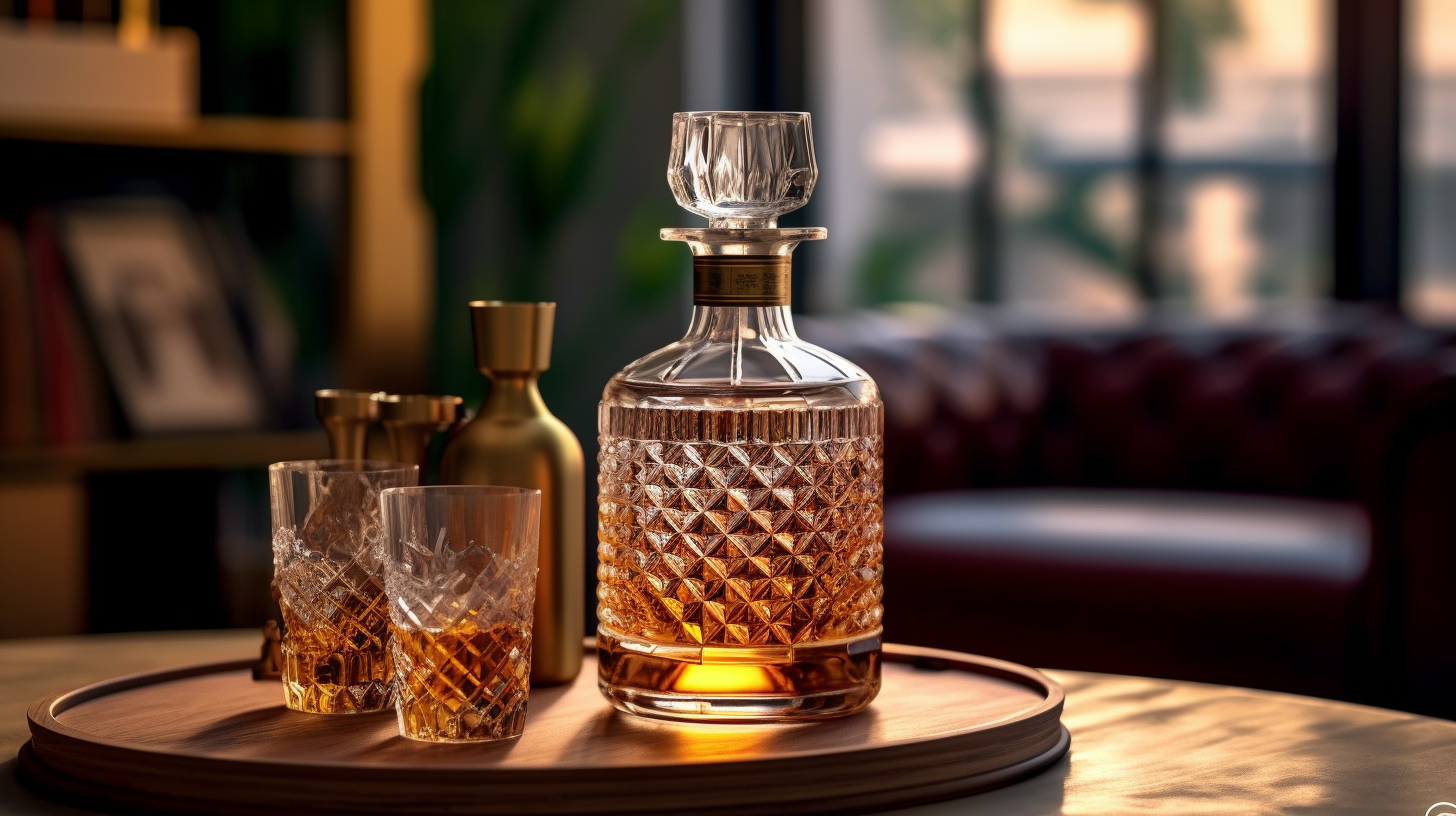 Belle Vous 800 ml Service de Carafe a Whisky Bouteille & Verres