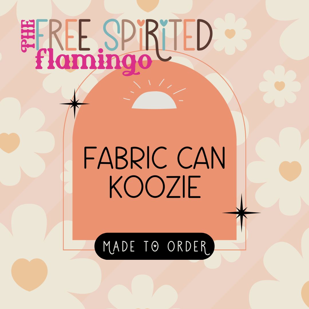 Fabric Can Koozie