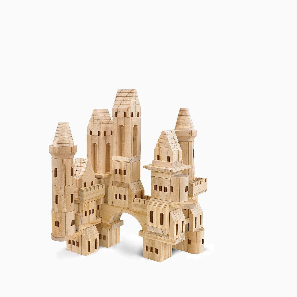 fao schwarz wooden castle blocks