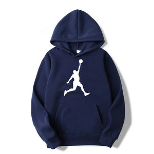 Basketball Sweatshirt Casual Solid Color Streetwear Hoodie - xinnzy