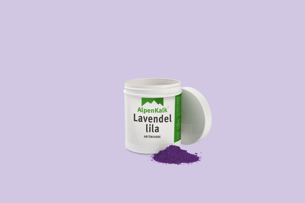 Alpenkalk Abtoenfarbe Pigmente Lavendel-Lila