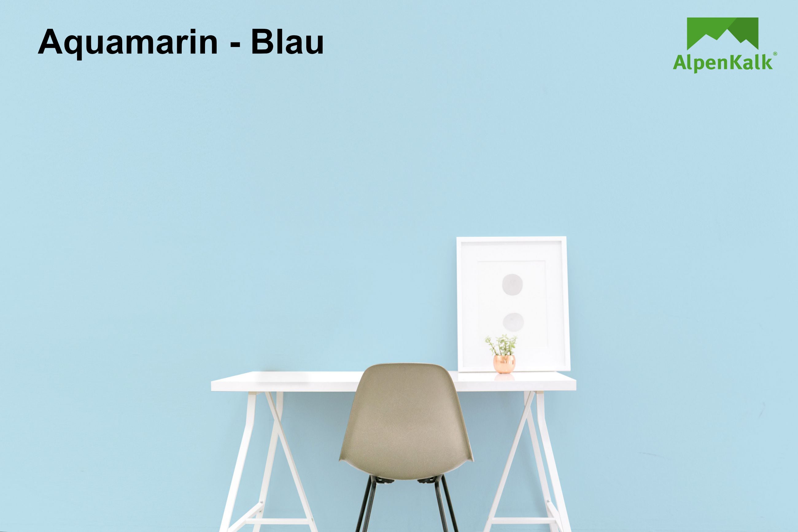 Alpenkalk Aquamarin Blau Beispiel