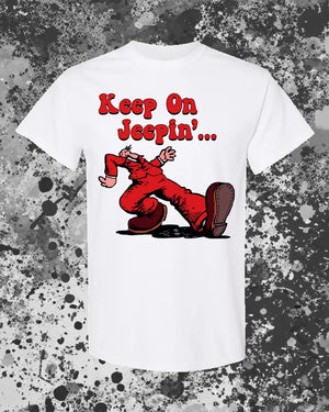 Keep on Jeepin - Cow Tees