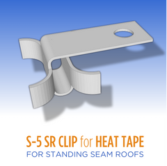 S5SR Heat Cable Standing Seam Metal Roof Clip