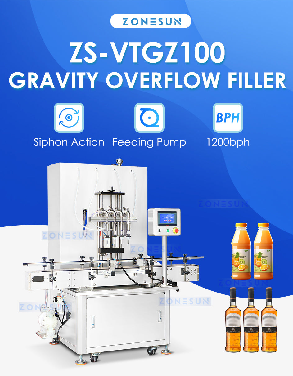 Gravity Bottle Filling Machine