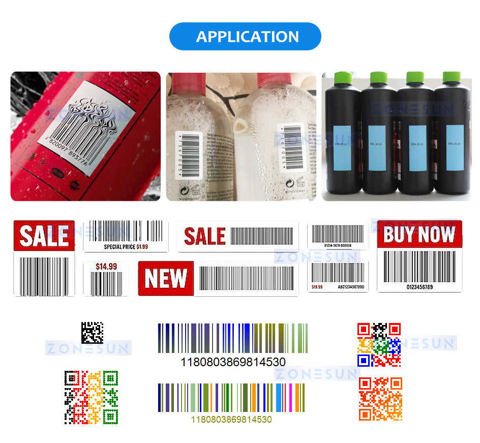 Zonesun ZS-TB822S Positioning Labeling Machine Applications