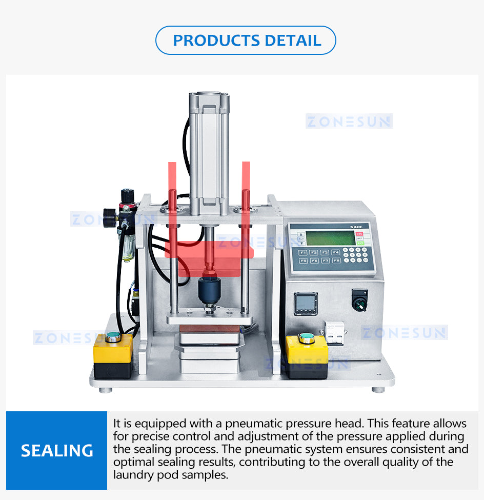 Zonesun ZS-LP1 Laundry Pod Sample Maker Sealing Process