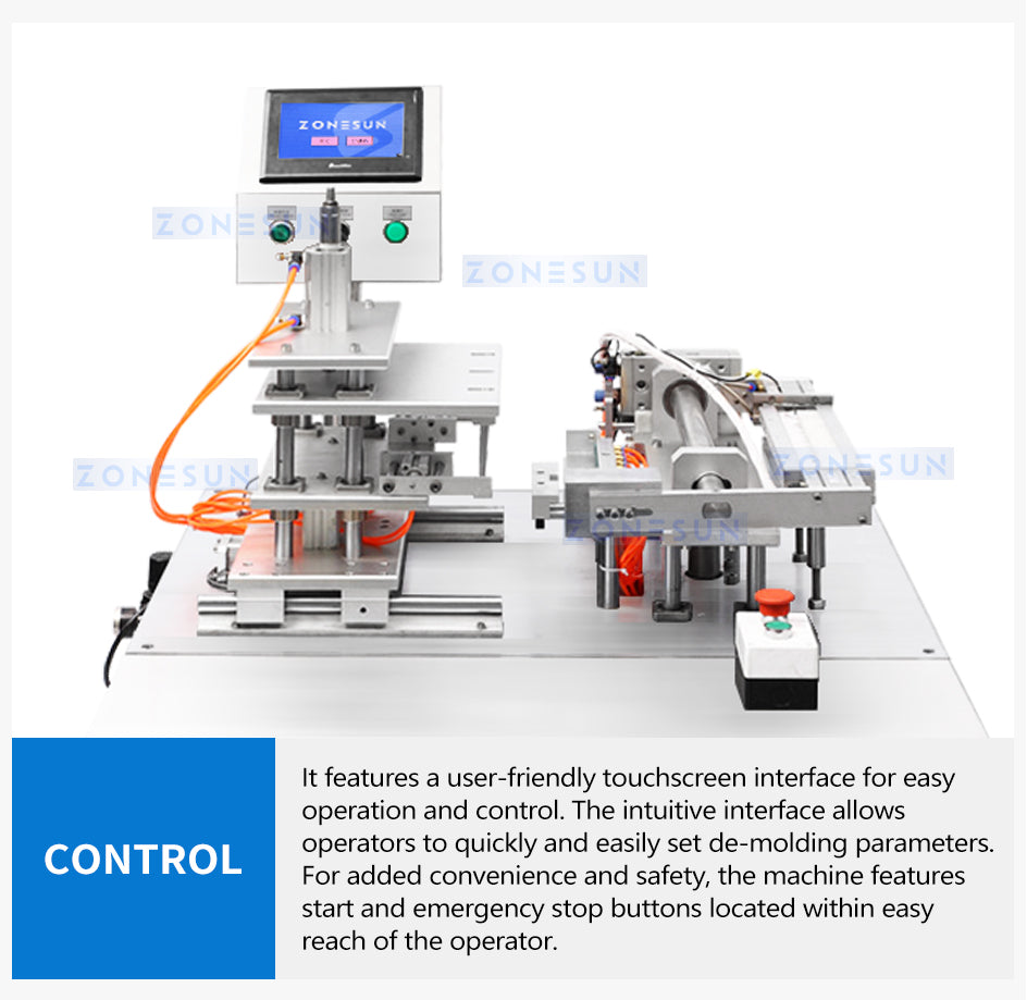 Zonesun ZS-TM1 Lipstick De-Molding Machine Controls