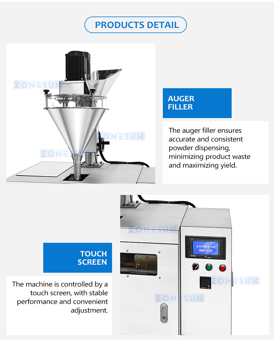 ZS-FSFM1 Powder Filling and Sealing Machine Details