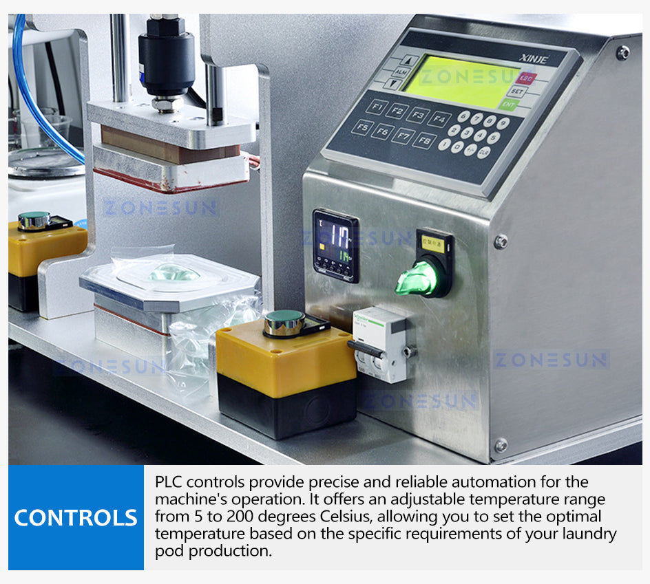 Zonesun ZS-LP1 Laundry Pod Sample Maker Controls