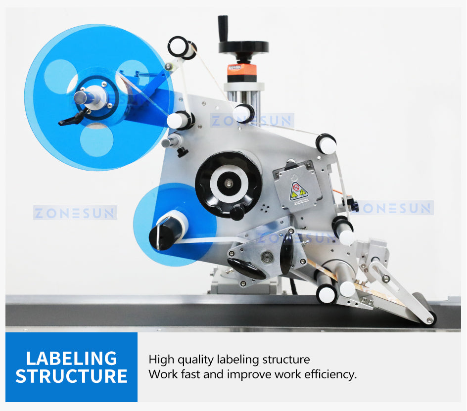 Zonesun ZS-TB832 Automatic Paging Labeling Machine Labeling Structure