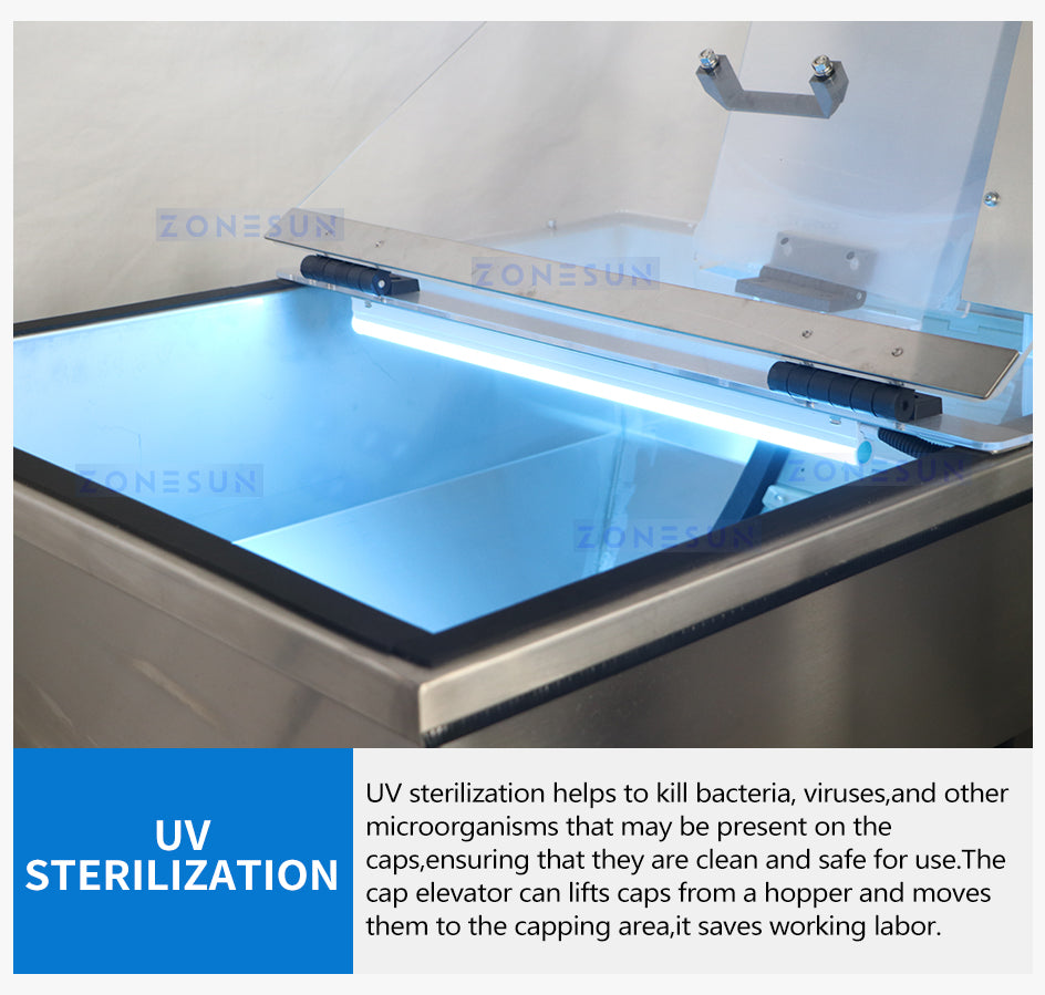 Zonesun ZS-FAL180F5 Corrosive Liquid Production Line UV Sterilizing Elevator