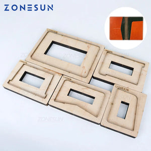 ZONESUN Billfold Leather Wallet Punch Die/Leather Craft Krafts Tool/Leather Stitch Cut Dies/Die Cutter Mold - Zonesun Auto Pack
