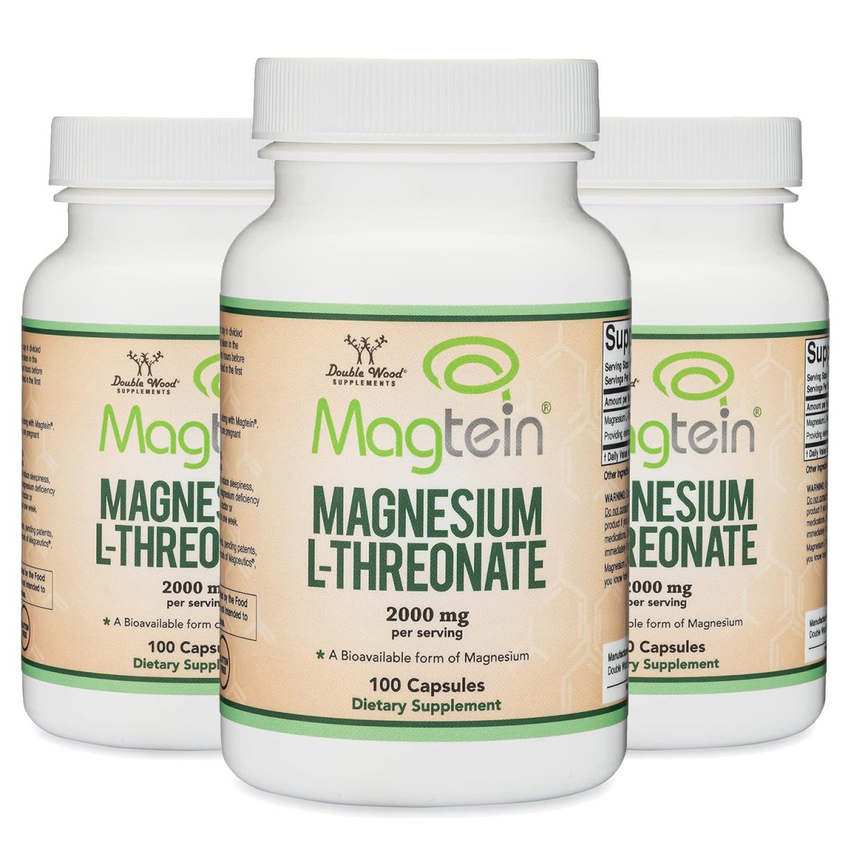 Magnesium L-Threonate (Magtein) Triple Pack