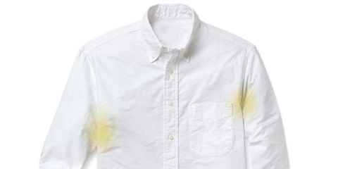Shirts ruined by roll-on deodorant and sweat residue